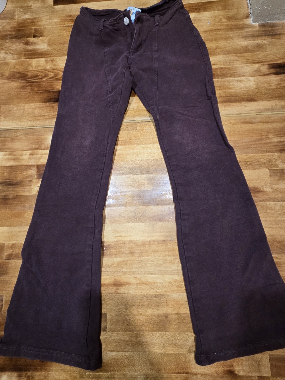 Women's Dark Brown Flared Jeans